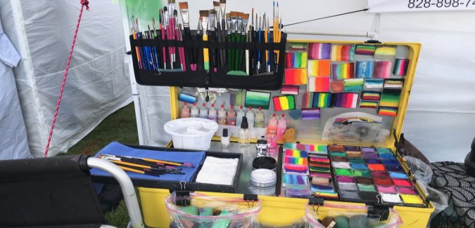 fake a face painting kit